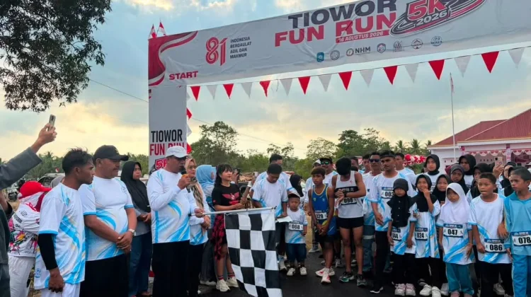 Wabup Halut Buka Tiowor Fun Run 5K Meriahkan HUT
