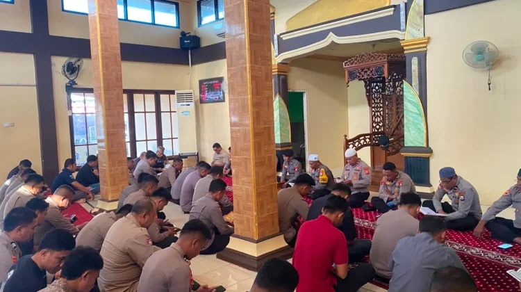 Polres Ternate Perkuat Mental Personel lewat Binrohtal