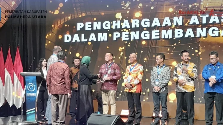 Halmahera Utara Raih Penghargaan Panas Bumi Tingkat Nasional