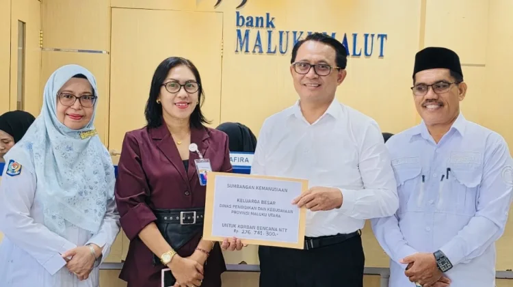 Dari Ruang Kelas SMA Sederajat di Malut, Rp276 Juta untuk Korban Bencana NTT