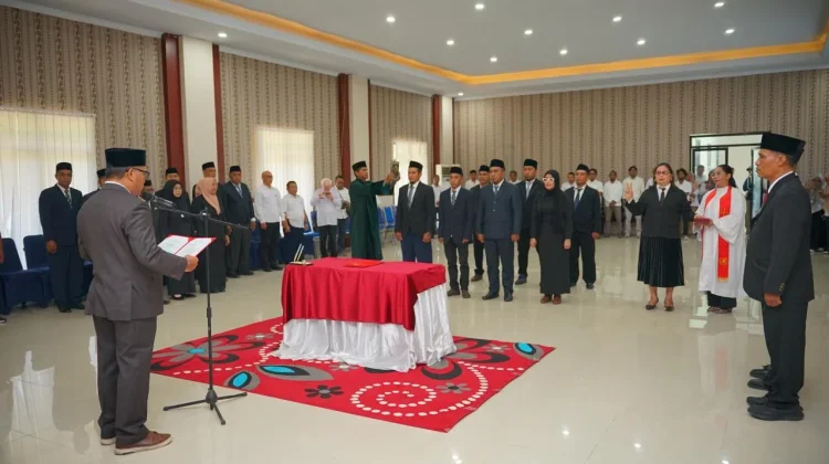 Pemprov Malut Perkuat Tata Kelola Kehutanan dan Pelayanan, 10 Pejabat Dilantik