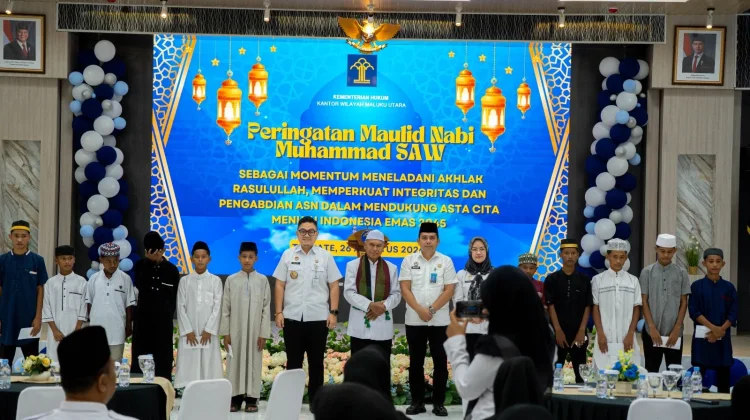 Kemenkum Malut Peringati Maulid Nabi, Perkuat Integritas dan Pengabdian ASN