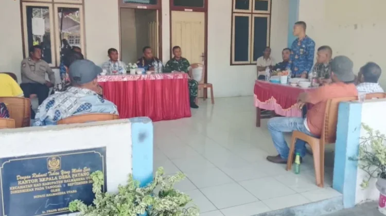 Kodim 1508/Tobelo Perkuat Sinergi Cegah Karhutla di Kecamatan Kao