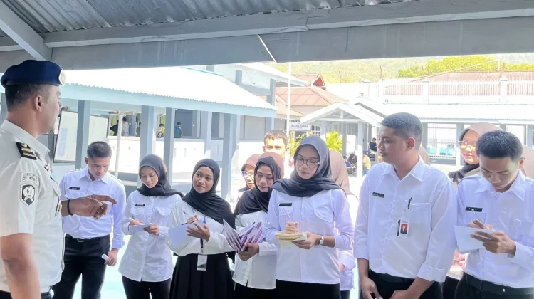 Peserta Magang Kenali Sistem Pengamanan Rutan Soasiu