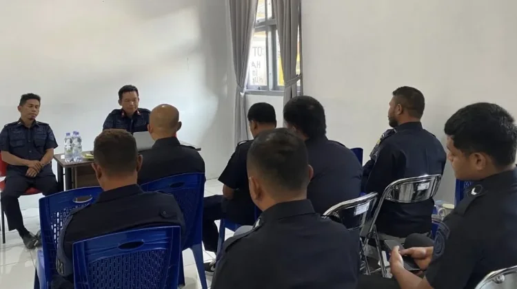 Lapas Labuha Perkuat Koordinasi Pengamanan dan Kesiapsiagaan Petugas