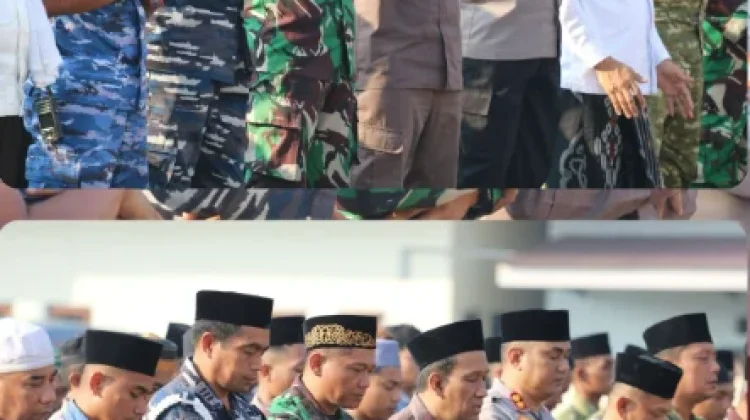 Mengetuk Pintu Langit, Dandim 1514/Morotai Ikuti Salat Istisqa