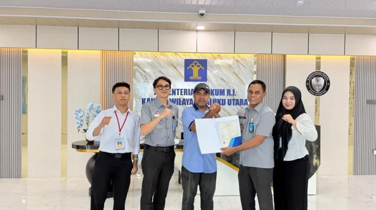 10 Karya Mubin Aboe Dicatatkan Gratis, Kemenkum Malut Buka Layanan Hak Cipta Rp0