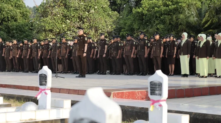 Sambut Harlah ke-81, Kejati Malut Gelar Ziarah TMP Banau Ternate