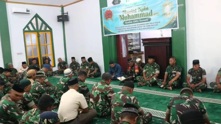Kodim 1501 Ternate Perkuat Kemanunggalan TNI dan Rakyat