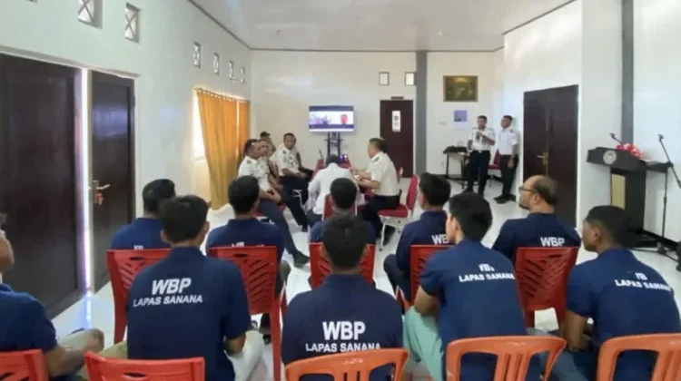 Puluhan Warga Binaan Lapas Sanana Diusulkan Dapat PB dan CB