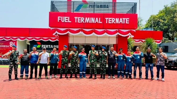 Dandenpom Ternate Kunjungi Kunjungi Pertamina Ternate
