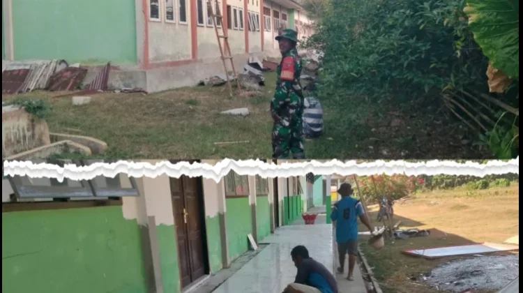 Kodim 1508 Dujung Revitalisasi SMKS Pertanian Womatekekomoteke Pasifik