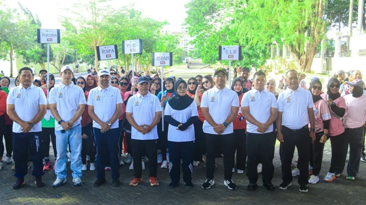 Korem Baabullah Dukung Pencanangan Gerakan Indonesia Aktif Kormi Malut