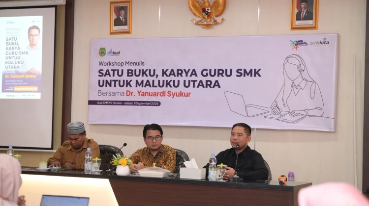 Guru SMK Maluku Utara Didorong Hasilkan Buku lewat Workshop Menulis