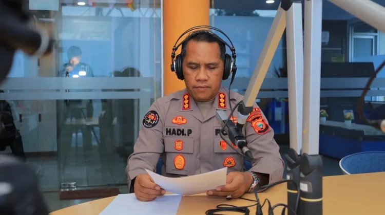 Jadi Presenter di Spesial HUT Ke-81, Kabid Humas Sampaikan Pencegahan Karhutla