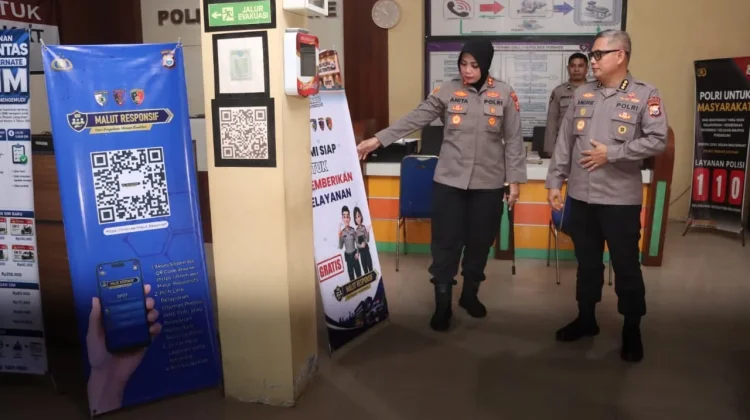 Irwasda Polda Maluku Utara Tinjau Pelayanan Masyarakat di SPKT Polres Ternate