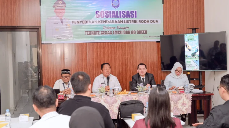 Pemkot Ternate Dorong Transisi Kendaraan Listrik Dukung Go Green