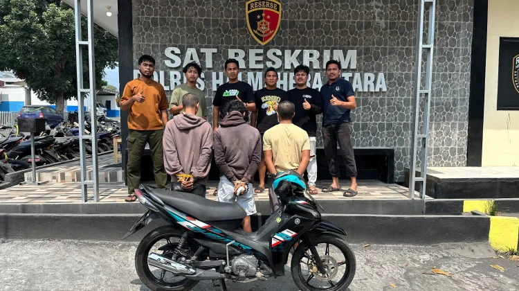 Tiga Pelaku Curanmor di Halmahera Utara Diciduk