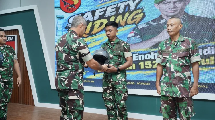 Bersama Jasa Raharja, Korem Gelar Safety Riding