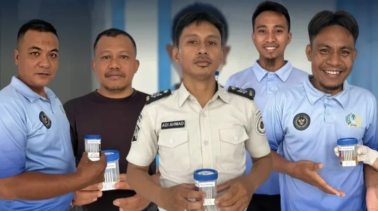 Lapas Ternate Gelar Tes Urine bagi Petugas dan WBP