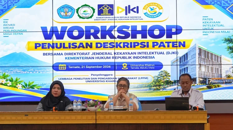 Kemenkum Gelar Workshop Penulisan Deskripsi Paten di Unkhair