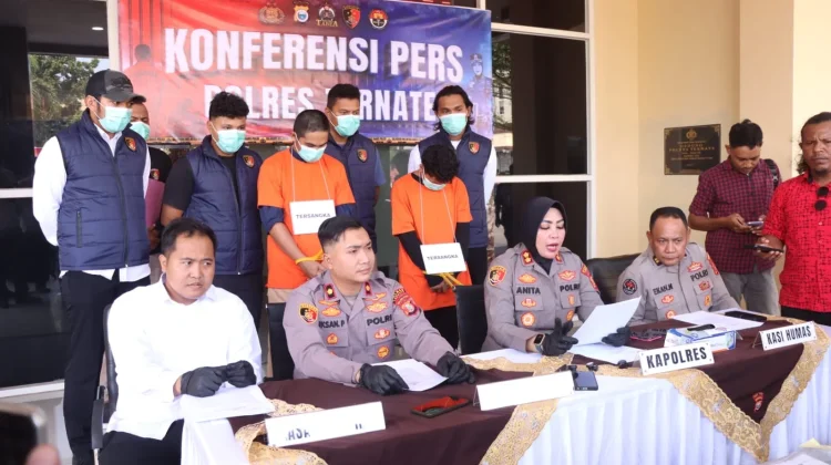Polres Ternate Ungkap Kasus Kekerasan terhadap Anak, Dua Tersangka Ditahan