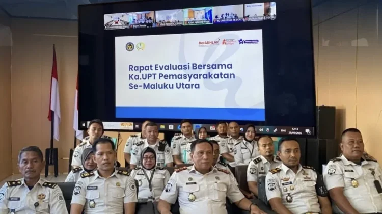 Lapas Ternate Ikuti Rapat Evaluasi Bersama Kakanwil Ditjenpas Maluku Utara