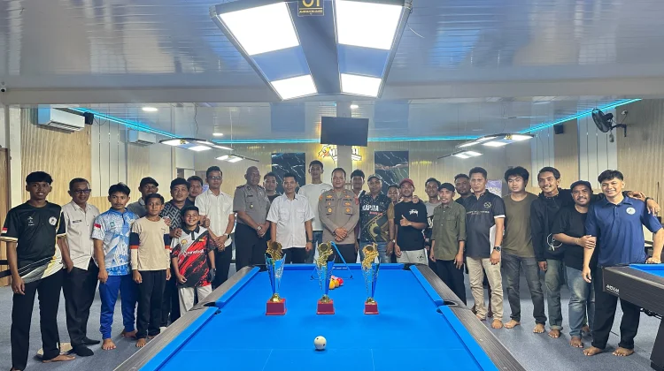 Turnamen Billiard jadi Ajang Silaturahmi di Halmahera Tengah.