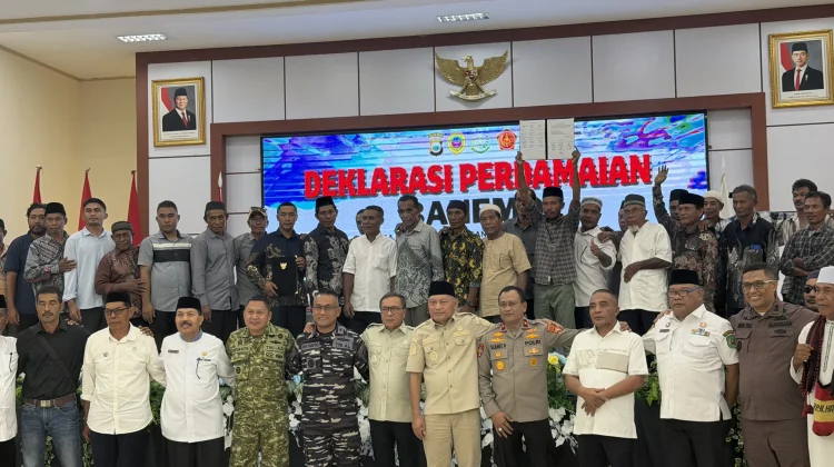 Wariskan Semangat Persaudaraan, Polda Gelar Deklarasi Perdamaian Patani Barat