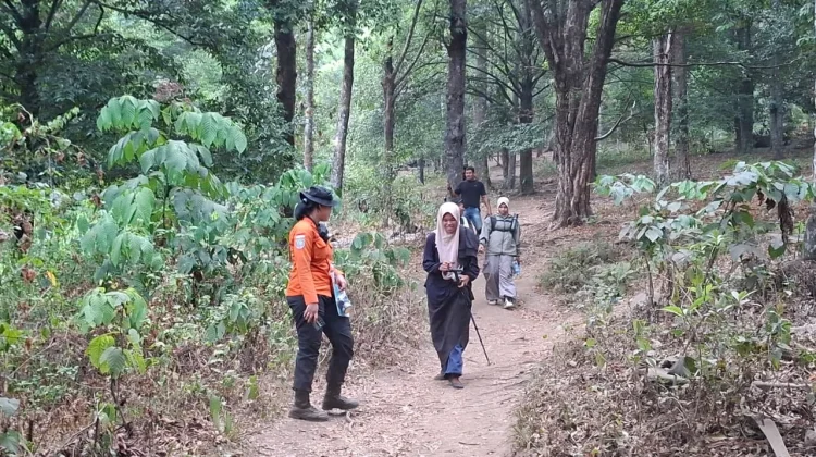Sempat Terjebak, Dua Pendaki Gamalama Ternate Dievakuasi Selamat