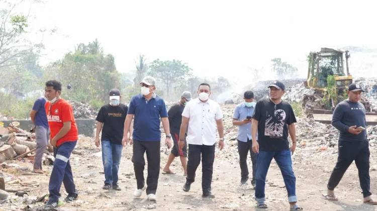 Wali Kota Ternate Tinjau Karhutla di Sulamadaha