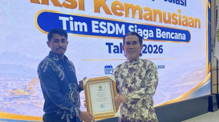 NHM Raih Penghargaan Tim ESDM Siaga Bencana 2026