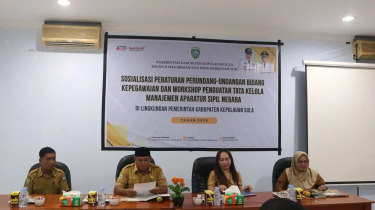 Pemda Sula Gelar Workshop Penguatan Tata Kelola Menajemen ASN