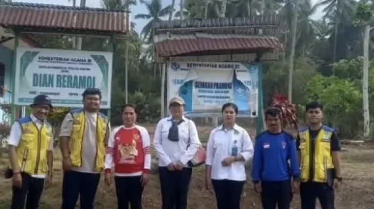 Kemenag Halmahera Barat Dampingi Tim PUPR Tinjau SMTK