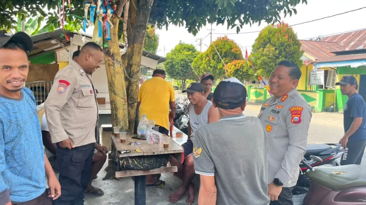 Kapolres Kepulauan Sula Serap Aspirasi Warga Desa Fatce