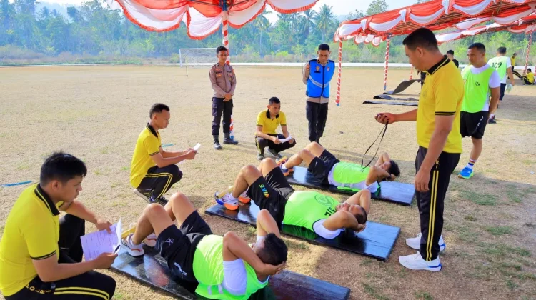 Seleksi Jasmani PAG dan SBP Polda Malut Loloskan 26 Peserta