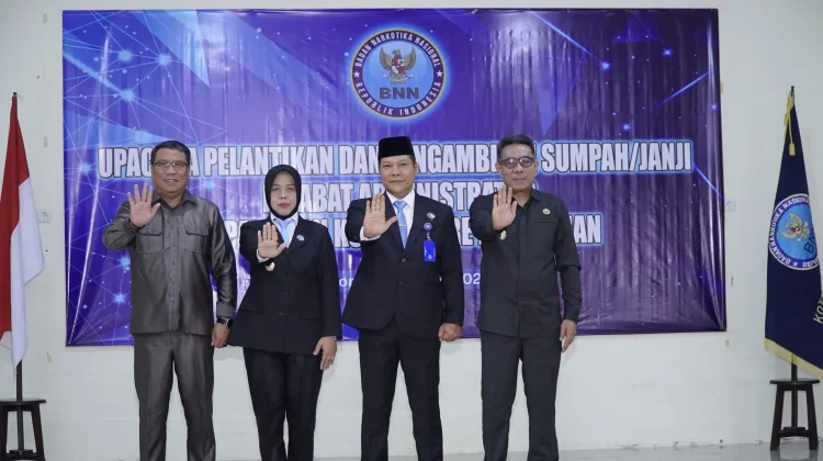 AKBP Pauzia Dilantik sebagai Kepala BNN Kota Tidore Kepulauan