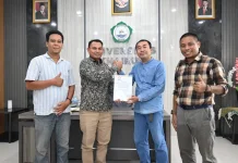 Tiga Nama Calon Dekan FIB-Unkhair Diserahkan ke Rektor