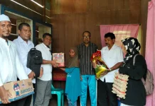 KUA Tidore Timur Salurkan Paket Sembako