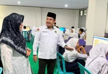 Kakan Kemenag Morotai Pantau Simulasi TKA