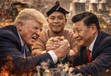 Tiongkok Vs Amerika Serikat, Dari Halteng ke Halbar