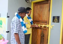 NHM Wujudkan Rumah Layak Seorang Lansia di Halut