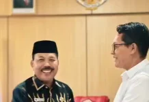 Kakan Kemenag Halteng Terima Audensi SMAK Makedonia