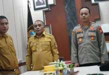 Wabup Halteng Hadiri Rakor Kesiapan Operasi Ketupat 2026