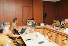 Wagub Sarbin Pimpin Evaluasi Penertiban Izin Galian C