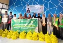 IKA SMPN 12 Halut Gandeng Yakesma Santuni Yatim Piatu