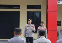 Kapolres Haltim Pimpin Apel Kesiapsiagaan Personel jelang Operasi Ketupat 2026