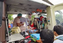 NHM Terbangkan Pasien Rujukan Tobelo-Manado Dengan Helikopter