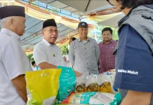 Wali Kota Ternate Resmikan Kios Sigap Pangan, Upaya Jaga Stabilitas Harga Bapok
