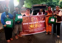 PPNI Maluku Utara Berbagi 59 Paket Sambako